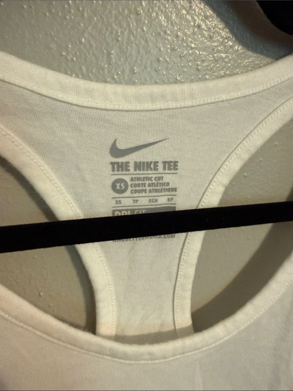 Nike white women's racerback tank top
